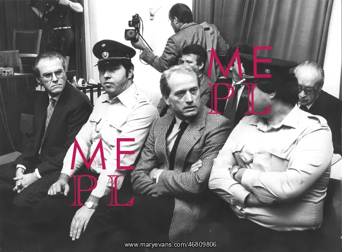: Adolf Winter and Otto Schweitzer during AKH trial : Adolf Winter and Otto Schweitzer during AKH trial