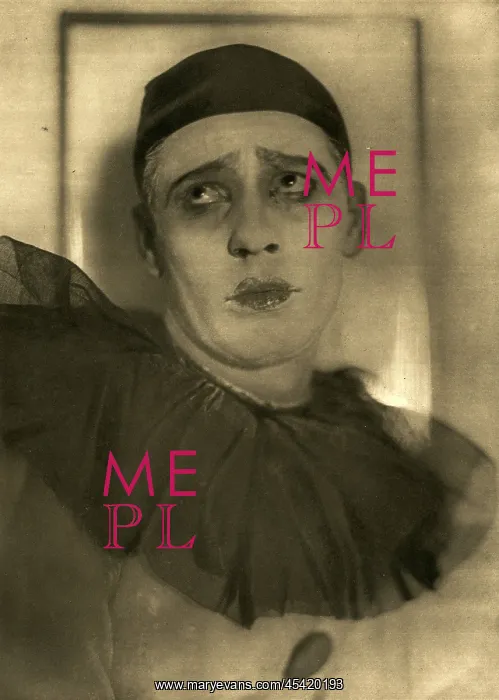 : Adolph Bolm as Pierrot in Le Carnaval, 1911 : Adolph Bolm as Pierrot in Le Carnaval, 1911