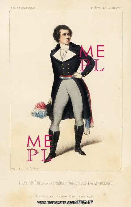 : Adolphe Laferriere as Charles Barbaroux in : Adolphe Laferriere as Charles Barbaroux in