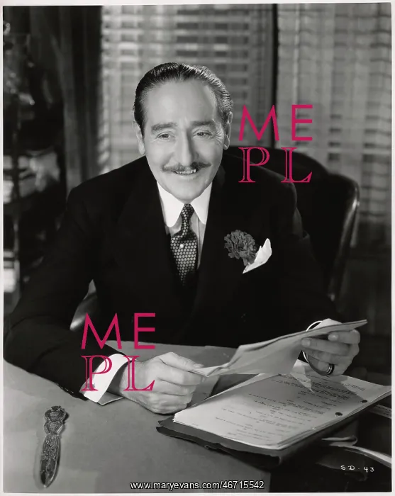 : Adolphe Menjou - actor - celebrity - man : Adolphe Menjou - actor - celebrity - man