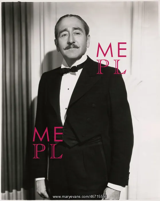 : Adolphe Menjou - actor - celebrity - man : Adolphe Menjou - actor - celebrity - man