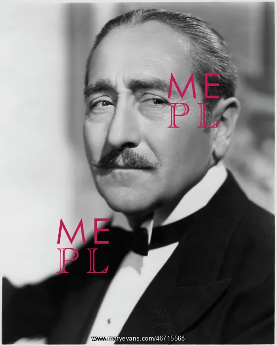 : Adolphe Menjou - actor - celebrity - man : Adolphe Menjou - actor - celebrity - man