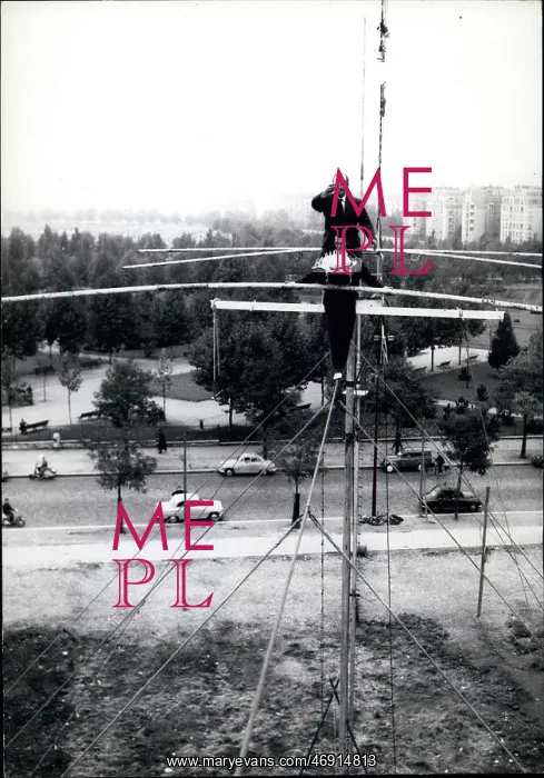 : Adolphe Omankowsky, tightrope walker, 64th birthday, Paris : Adolphe Omankowsky, tightrope walker, 64th birthday, Paris