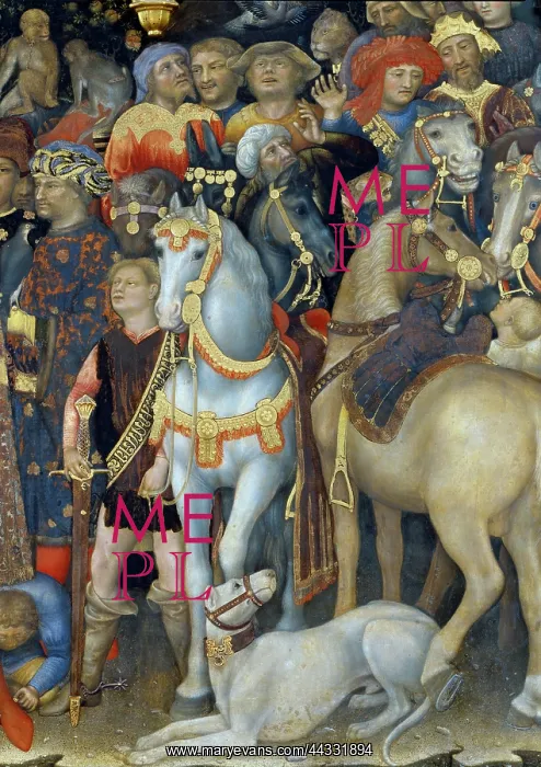 : Detail of Adoration of the : Detail of Adoration of the