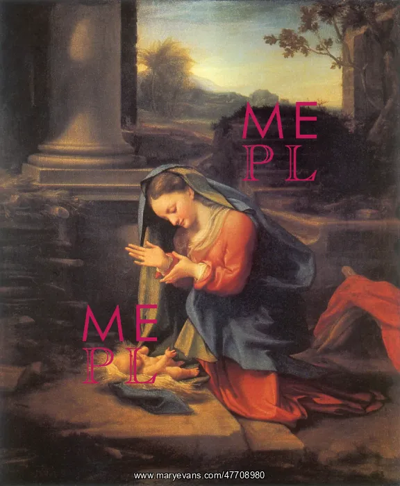: Adoration of the Child, by Correggio : Adoration of the Child, by Correggio