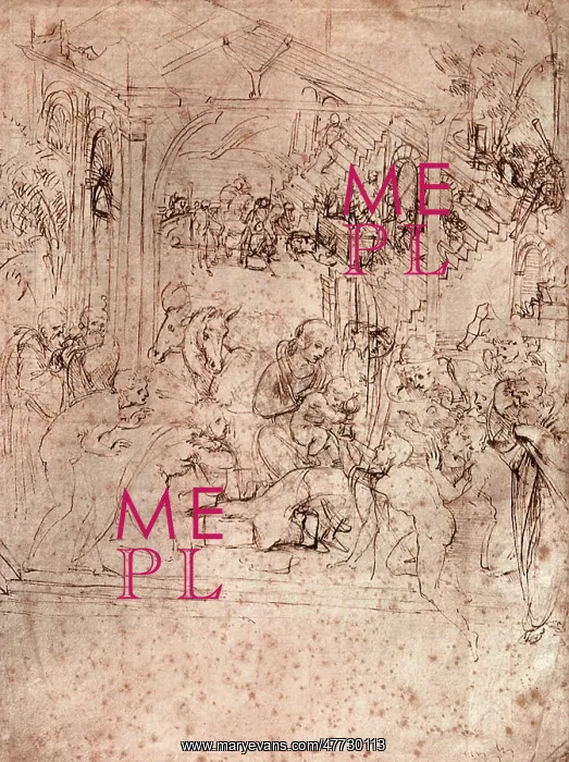  : Adoration, Three Kings, by Da Vinci