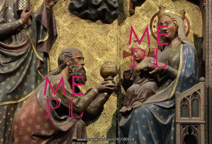 : Adoration of the Magi, choir screen, Cathedrale : Adoration of the Magi, choir screen, Cathedrale