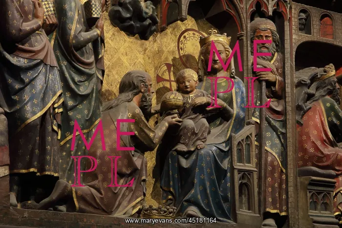 : Adoration of the Magi, choir screen, Cathedrale : Adoration of the Magi, choir screen, Cathedrale