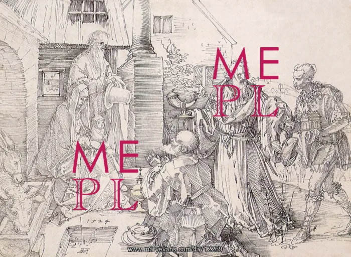  : Adoration of the Magi, by Durer