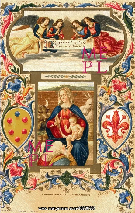 : Adoration of the Magi by Ghirlandaio : Adoration of the Magi by Ghirlandaio
