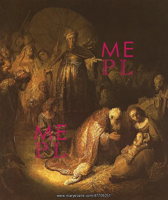 : Adoration of the Magi, by Rembrandt : Adoration of the Magi, by Rembrandt