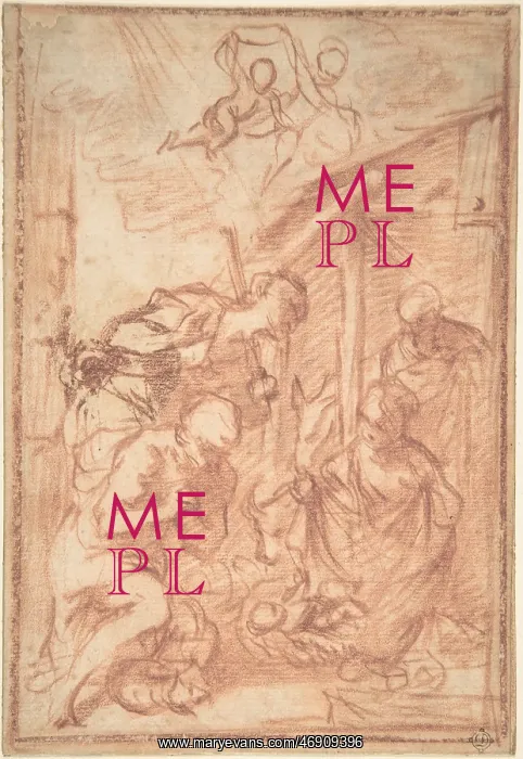 : Adoration of the Shepherds, 1699?1783, Red chalk : Adoration of the Shepherds, 1699?1783, Red chalk