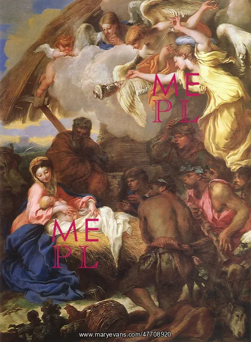 : Adoration of the Shepherds, by Castiglione : Adoration of the Shepherds, by Castiglione