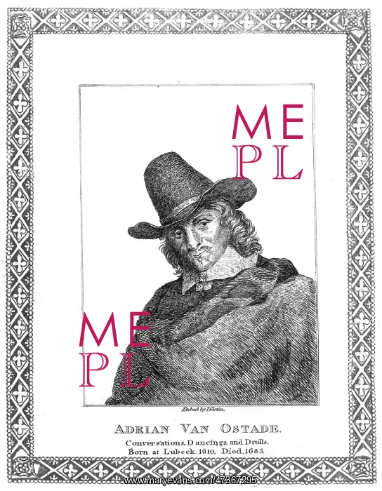 : ADRIAN VAN OSTADE, Dutch artist : ADRIAN VAN OSTADE, Dutch artist