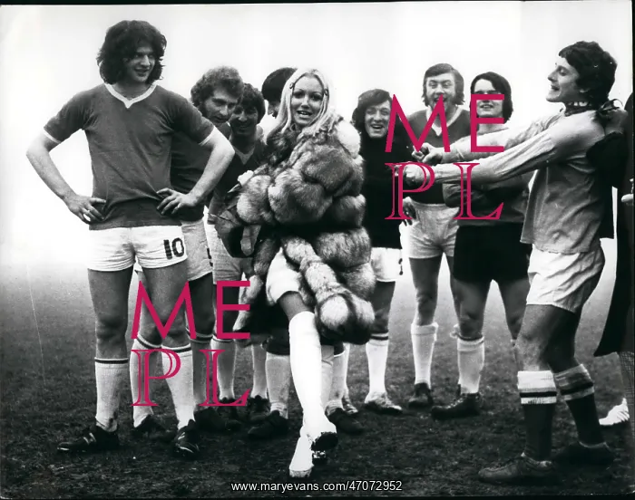 : Adrienne Posta with football team : Adrienne Posta with football team