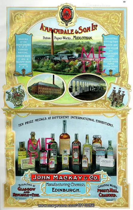 : Adverts, Annandale & Son Ltd, John Mackay & Co, Scotland : Adverts, Annandale & Son Ltd, John Mackay & Co, Scotland