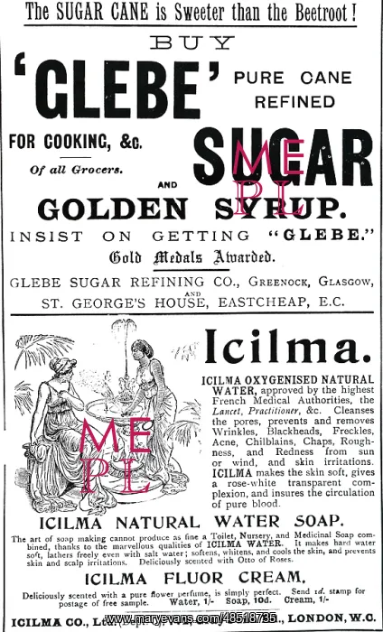 : Advertisements for golden syrup, sugar, and soap : Advertisements for golden syrup, sugar, and soap