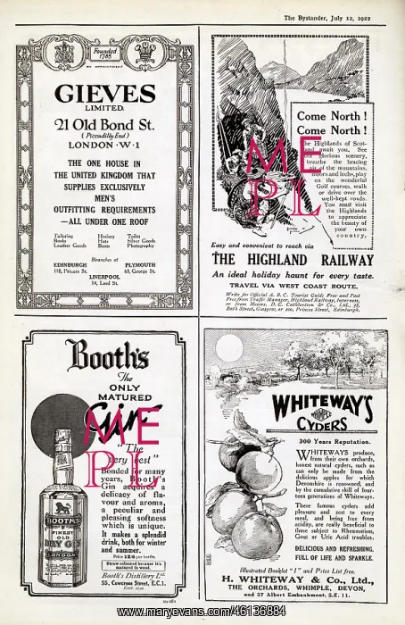 : Adverts including for the Highland Railway : Adverts including for the Highland Railway