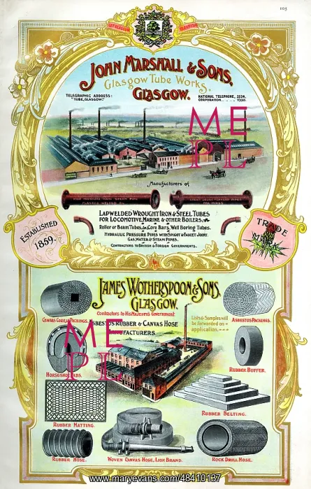 : Adverts, John Marshall & Sons, James Wotherspoon & Sons : Adverts, John Marshall & Sons, James Wotherspoon & Sons