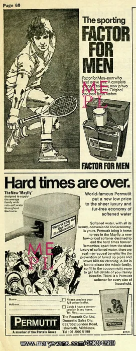 : Two adverts in a magazine or newspaper : Two adverts in a magazine or newspaper