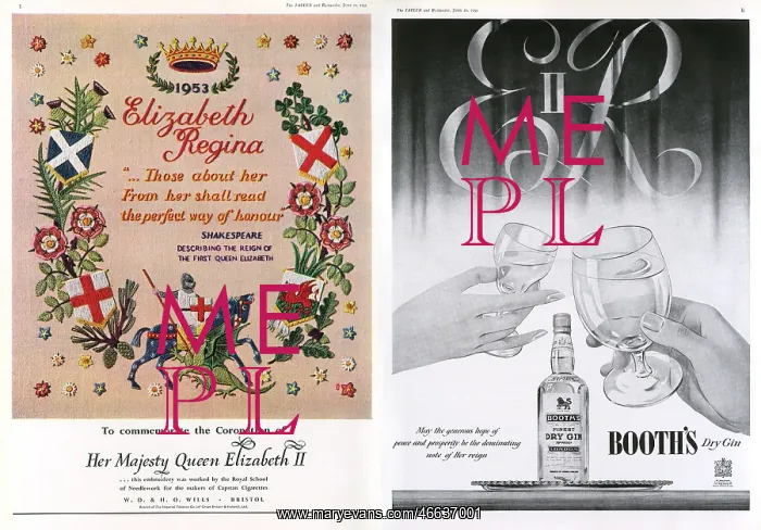  : Adverts and messages commemorating the coronation