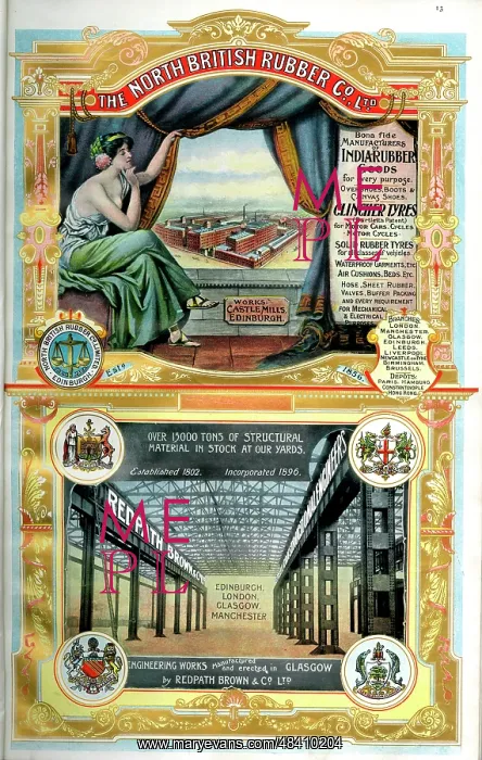 : Adverts, North British Rubber Co, Redpath, Brown & Co : Adverts, North British Rubber Co, Redpath, Brown & Co