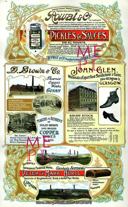 : Adverts, four Scottish businesses : Adverts, four Scottish businesses