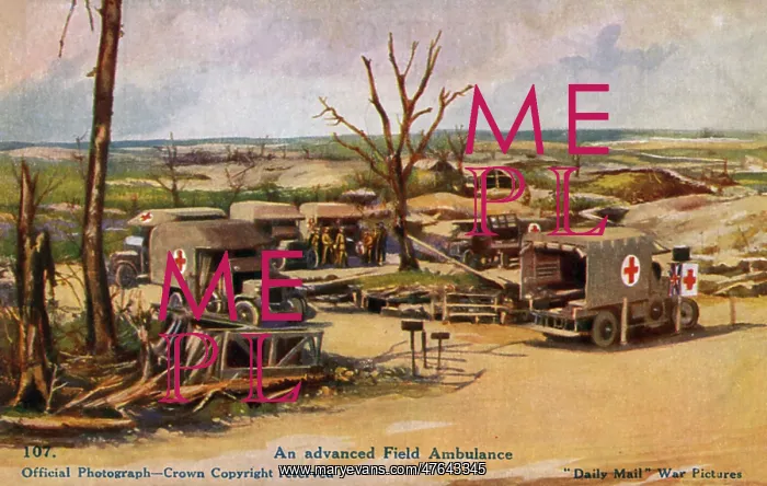 : Advanced field ambulances, WW1 : Advanced field ambulances, WW1