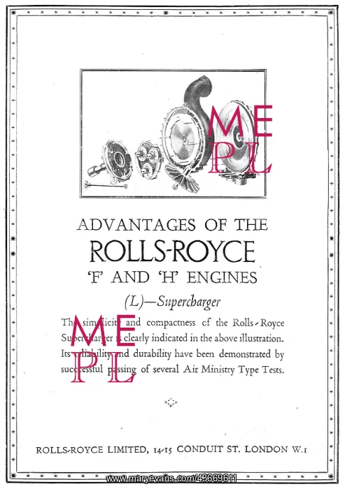 : Advantages Of The Rolls-Royce F & : Advantages Of The Rolls-Royce F &