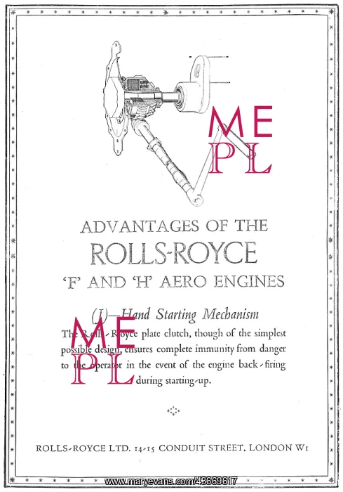 : Advantages Of The Rolls-Royce F & : Advantages Of The Rolls-Royce F &