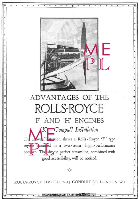 : Advantages Of The Rolls-Royce F & : Advantages Of The Rolls-Royce F &