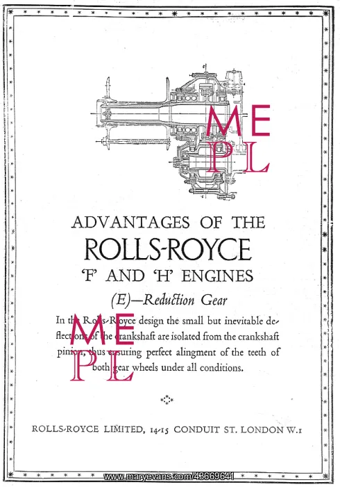 : Advantages Of The Rolls-Royce F & : Advantages Of The Rolls-Royce F &