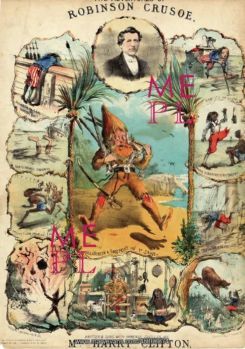 : Adventures of Robinson Crusoe, music sheet : Adventures of Robinson Crusoe, music sheet