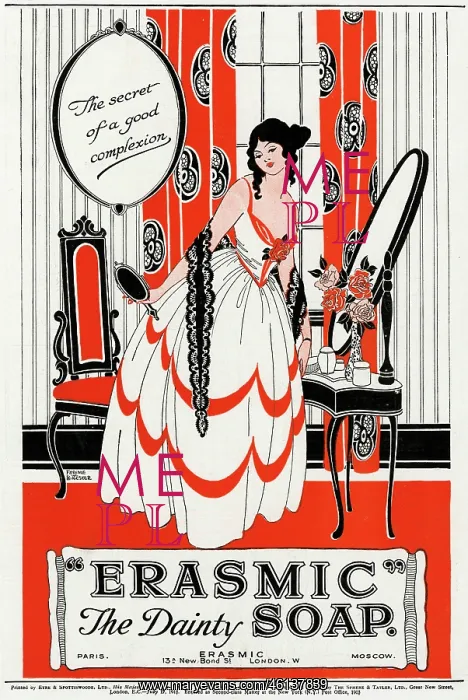 : Advet for Erasmic soap 1918 : Advet for Erasmic soap 1918