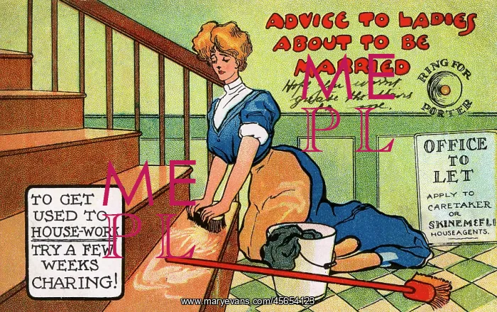 : Advice to would-be brides - The housework ahead!! : Advice to would-be brides - The housework ahead!!
