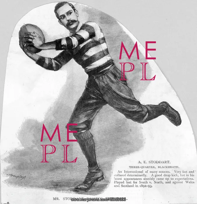 : A.E. STODDART, RUGBY MAN : A.E. STODDART, RUGBY MAN
