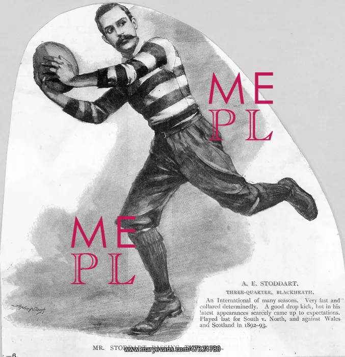 : A.E. STODDART, RUGBY MAN : A.E. STODDART, RUGBY MAN