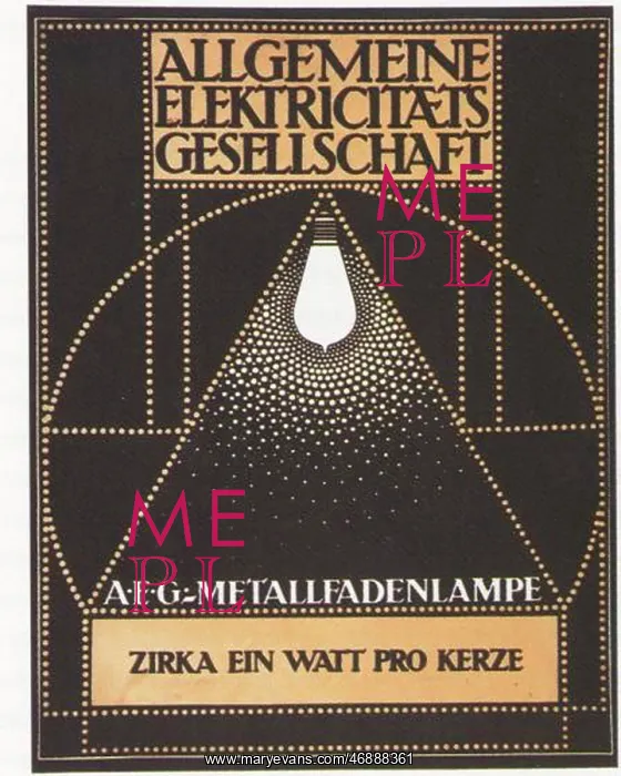 : AEG Behrens light bulb - Berlin graphic design : AEG Behrens light bulb - Berlin graphic design