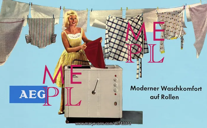 : AEG Lavalux washing machine advert : AEG Lavalux washing machine advert