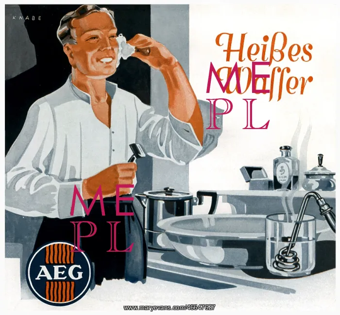 : AEG water boiler advert : AEG water boiler advert