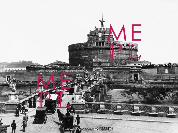 : Italy. The Aelius Bridge and Castel Sant'Angelo : Italy. The Aelius Bridge and Castel Sant'Angelo