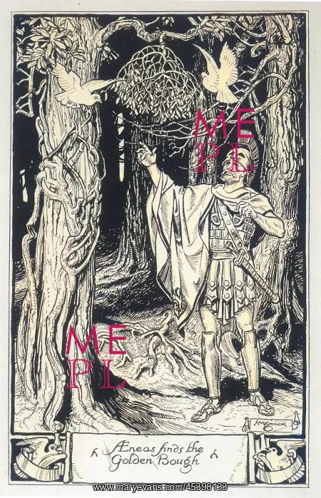 : Aeneas and the Golden Bough : Aeneas and the Golden Bough