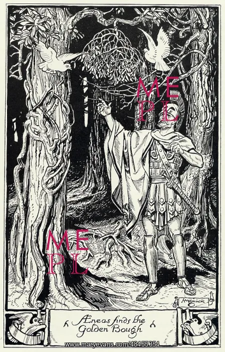 : Aeneas and the Golden Bough : Aeneas and the Golden Bough