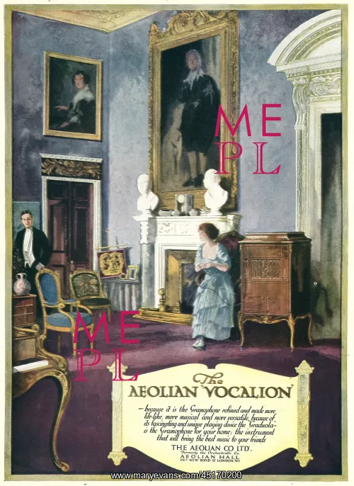 : The Aeolian Vocalion Advertisement : The Aeolian Vocalion Advertisement