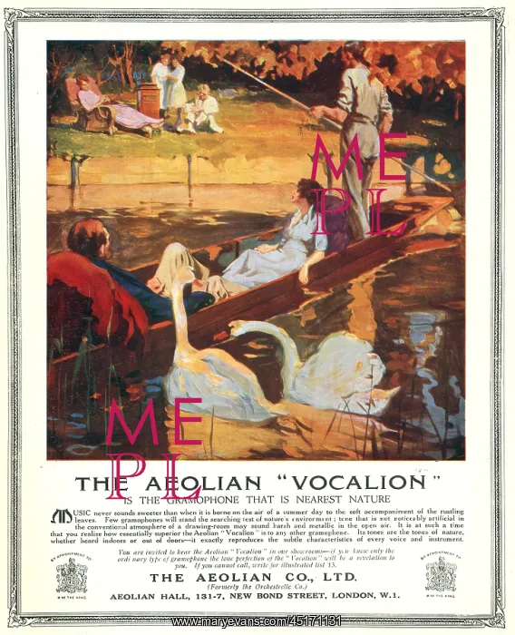 : Aeolian Vocalion Advertisement : Aeolian Vocalion Advertisement