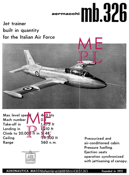 : Aer Macchi - Aermacchi MB.326 : Aer Macchi - Aermacchi MB.326