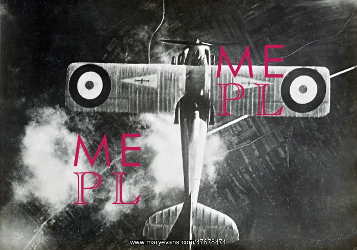 : Aerial of Airplane, World War 1 : Aerial of Airplane, World War 1