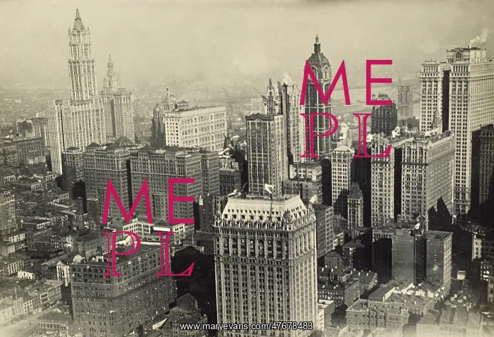 : Aerial of New York, c. 1920 : Aerial of New York, c. 1920