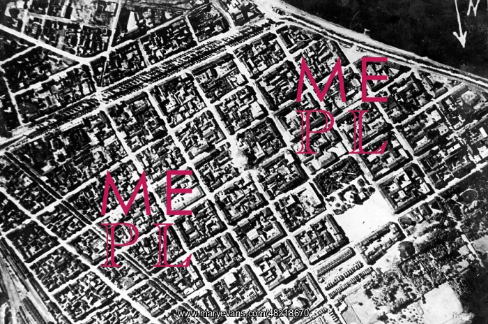 : Aerial shot of Daugavpils, 1917 : Aerial shot of Daugavpils, 1917