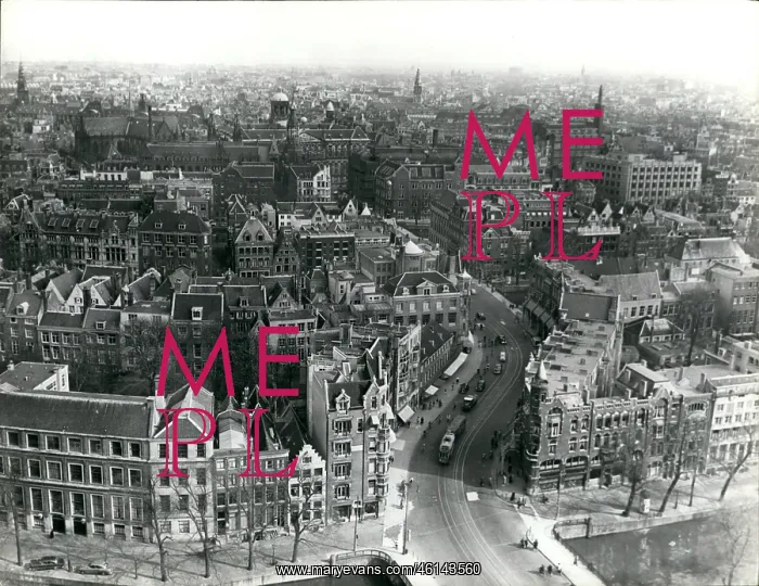 : Aerial view of Amsterdam : Aerial view of Amsterdam